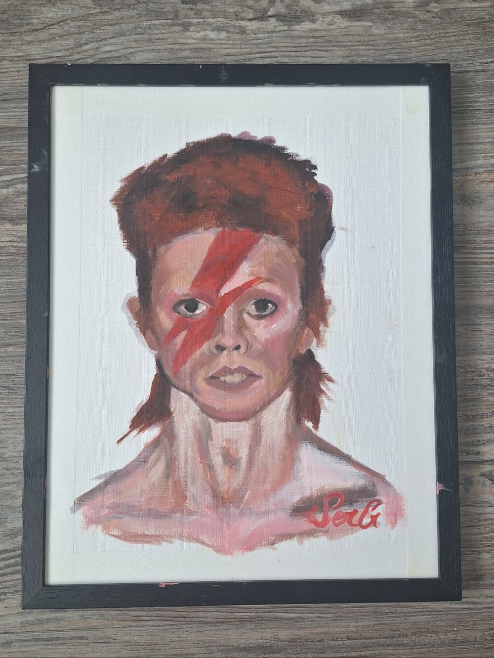 David Bowie poster Art Print 11x14 framed